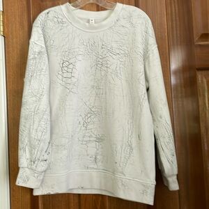 Lululemon Perfectly Oversized Crew Neck Sweatshirt Sz 2